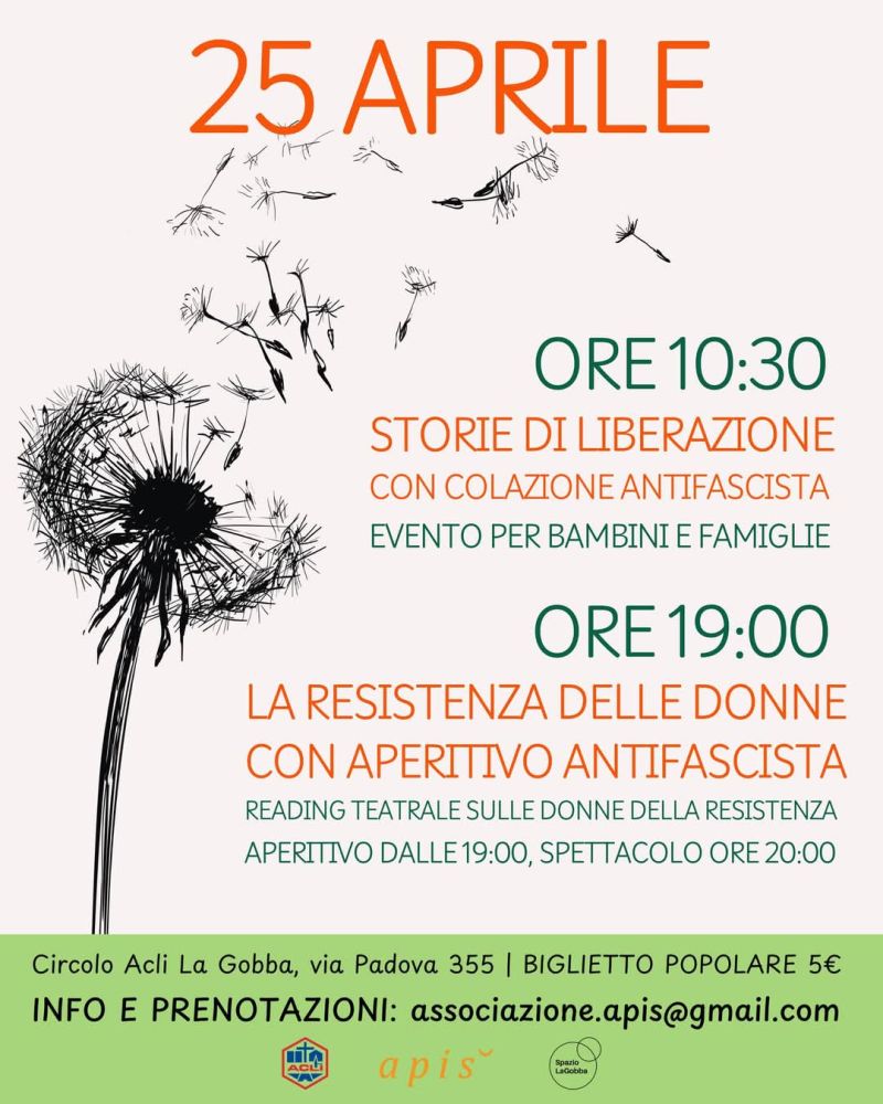 Storie di liberazione - Apis aff. Acli Arte e Spettacolo Milano (MI)