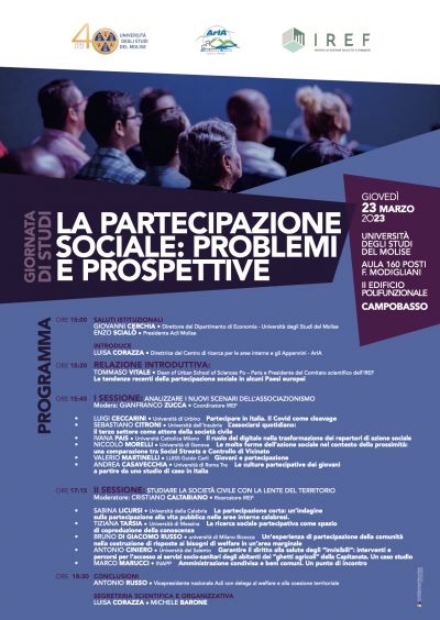 La partecipazione sociale: Problemi e prospettive - Acli Molise
