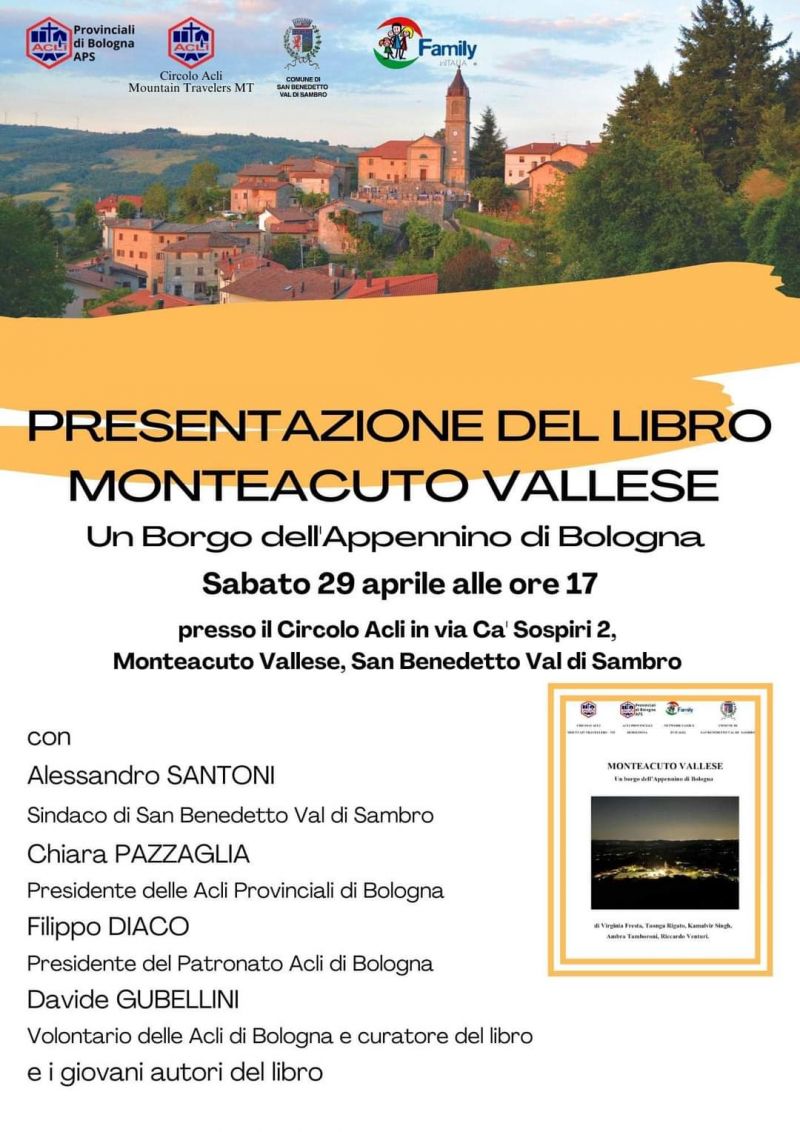Presentazione del libro &quot;Montecauto Vallese&quot; - Acli Bologna e Circolo Acli Mountain Travellers (BO)