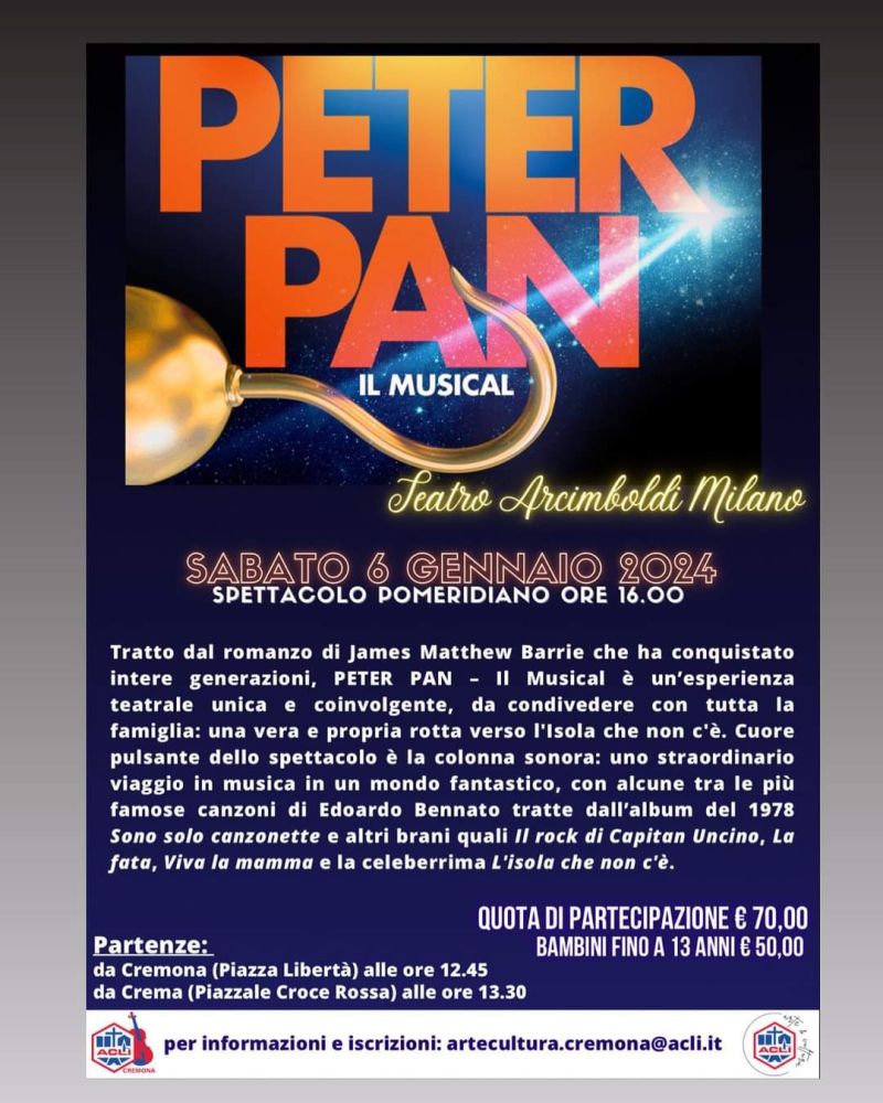 Peter Pan Il Musical - Acli Cremona (CR)
