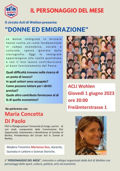 Donne ed emigrazione - Circolo Acli Wohlen (Svizzera)