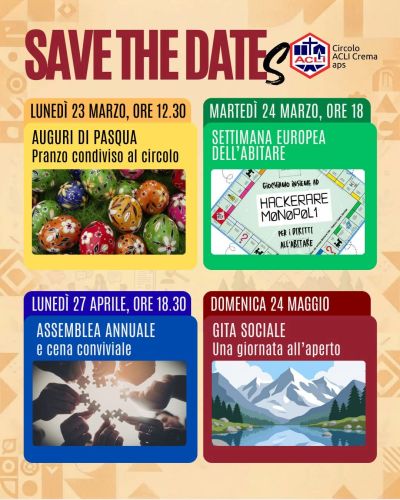 GITA SOCIALE UNA GIORNATA ALL'APERTO - CIRCOLO ACLI CREMA APS (CR)