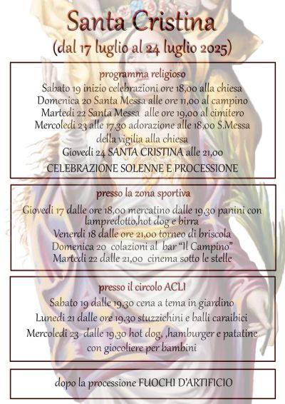 Santa Cristina - San Casciano in Val di Pesa (FI) - Circolo Acli Montefiridolfi (FI)