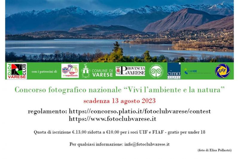 Concorso fotografico &quot;Vivi l&#039;ambiente e la natura&quot; - Foto Club Varese (VA)