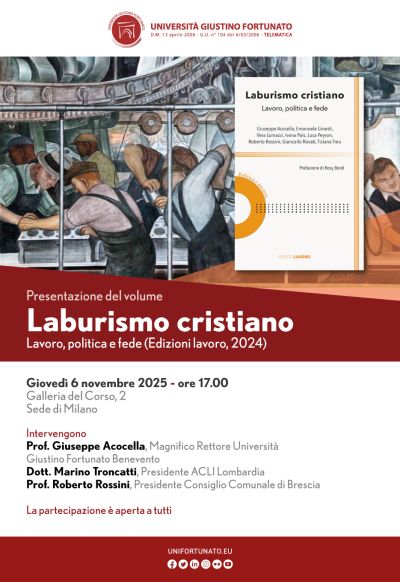 Presentazione del volume "Laburismo cristiano" - Milano - Acli Lombardia