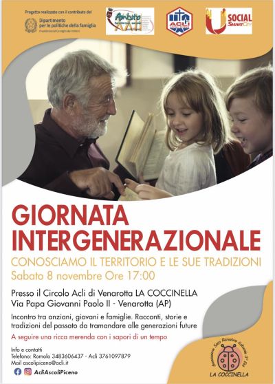 Giornata Intergenerazionale - Ascoli Piceno - Acli Ascoli Piceno e Circolo Acli Venarotta (AP)