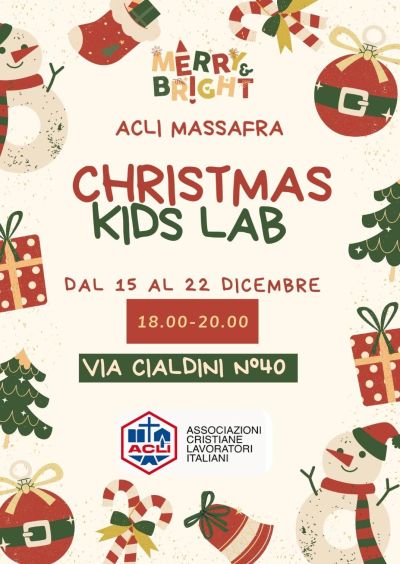 Christmas Kids Lab - Massafra (TA) - Circolo Acli Massafra (TA)