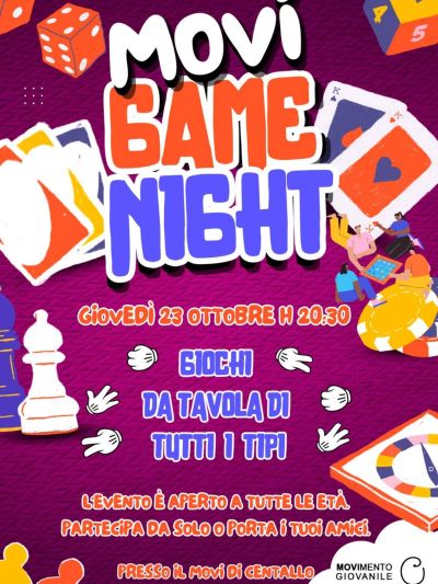 Movi Game Night - Centallo (CN) - Circolo Acli Movi (CN)
