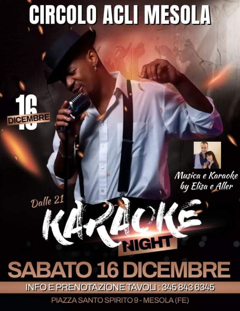 Karaoke Night - Circolo Acli Mesola (FE)
