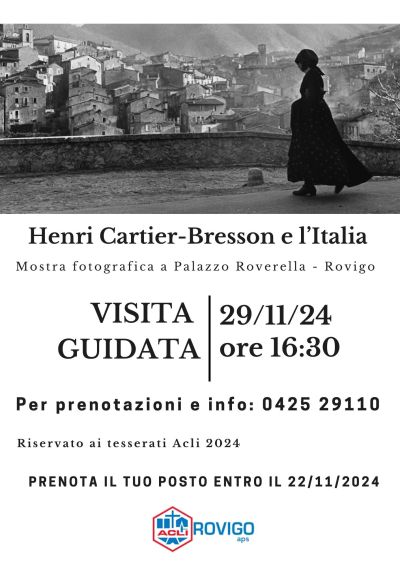 Henri Cartier-Bresson e l'Italia - Acli Rovigo (RO)