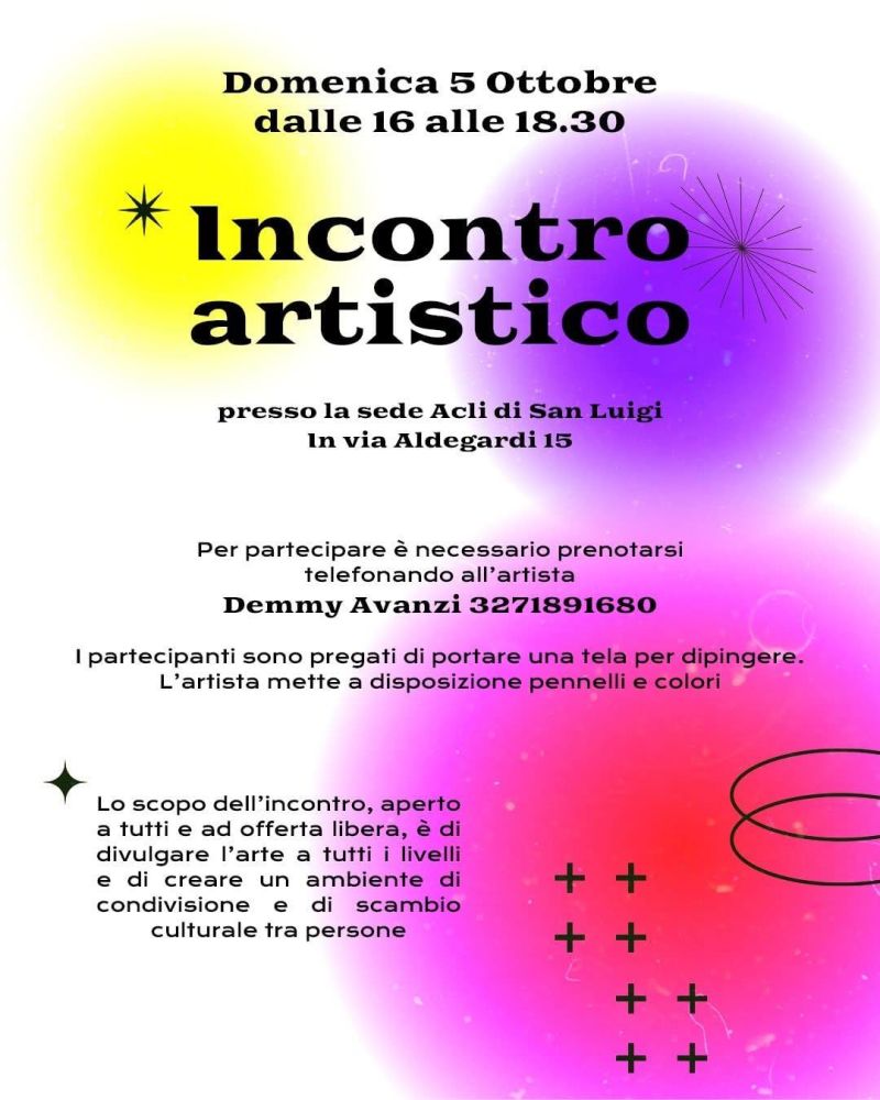 Incontro artistico - Trieste - Circolo Acli San Luigi (TS)