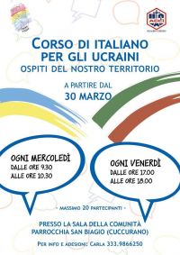 Corso di italiano per gli ucraini - Acli Pesaro Urbino (PU)