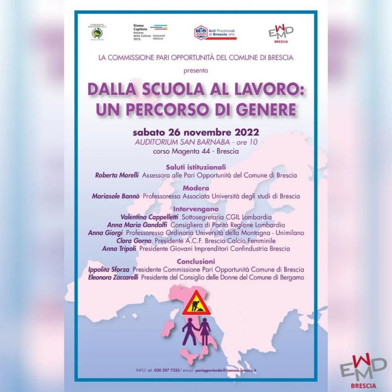 Dalla scuola al lavoro: Un percorso di genere - Acli Brescia (BS)
