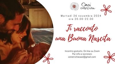 Ti racconto una buona nascita - Oasi Ostetriche affiliata Acli Cuneo (CN)
