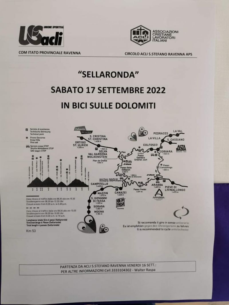 Sellaronda: in bici sulle Dolomiti - Circolo Acli Santo Stefano Ravenna (RA)