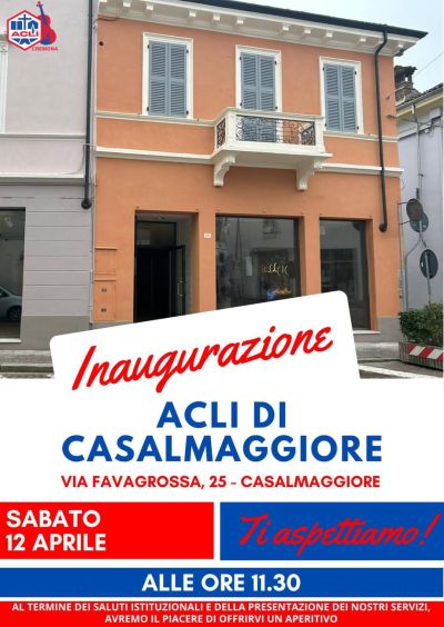 Inaugurazione Acli di Casalmaggiore - Casalmaggiore (CR) - Acli Cremona (CR)