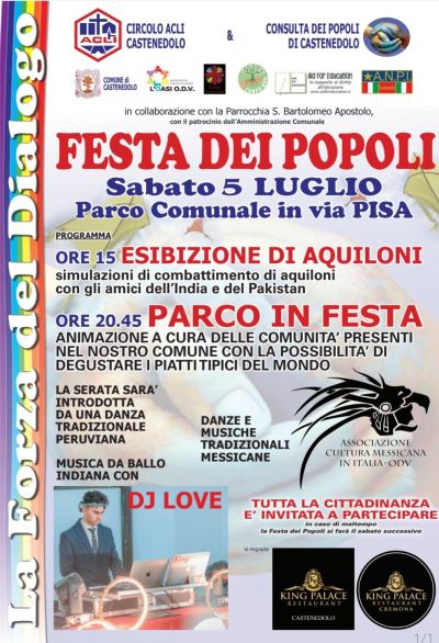 Festa dei Popoli - Castenedolo (BS) - Circolo Acli Castenedolo (BS)