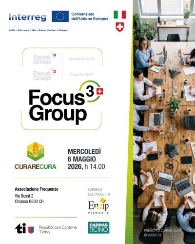 INTERREG CURARECURA FOCUS GROUP 3 - CHIASSO (CH) - ENAIP PIEMONTE