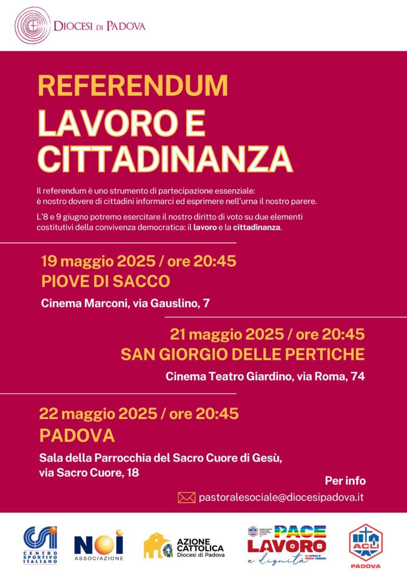 Referendum: Lavoro e Cittadinanza - Acli Padova (PD)