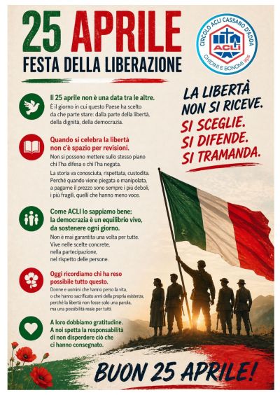 25 APRILE - CASSANO D'ADDA