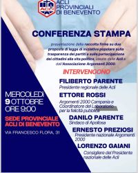 Conferenza Stampa - Acli Benevento (BN)