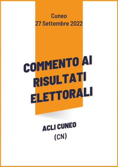 Commento ai risultati elettorali - Acli Cuneo (CN)