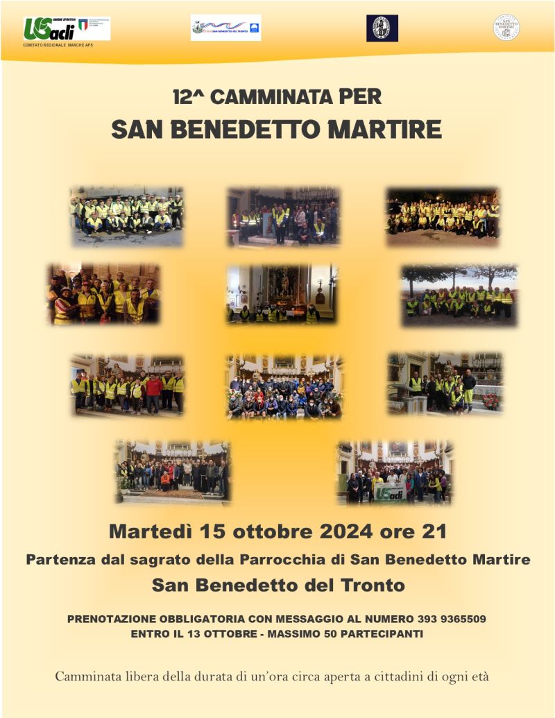 12^ Camminata per San Benedetto Martire - US Acli Marche