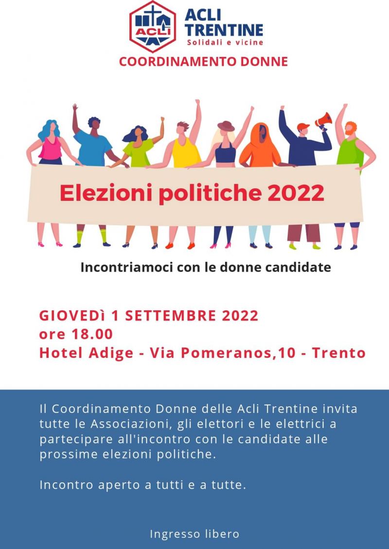 Elezioni Politiche 2022 - Acli Trento (TN)