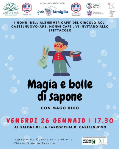 Magia e bolle di sapone - Circolo Acli Castelnuovo (MC)