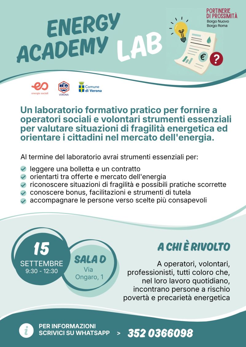 ENERGY ACADEMY LAB - ACLI VERONA