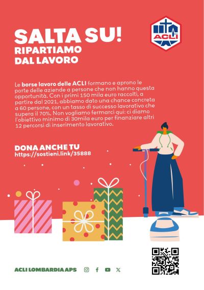 Salta su! Ripartiamo dal lavoro - Acli Lombardia