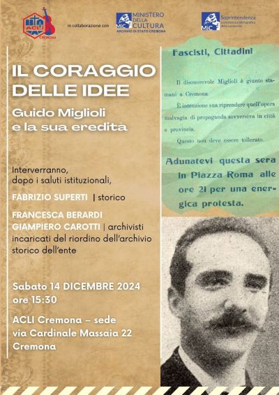 Il Coraggio delle Idee - Acli Cremona (CR)
