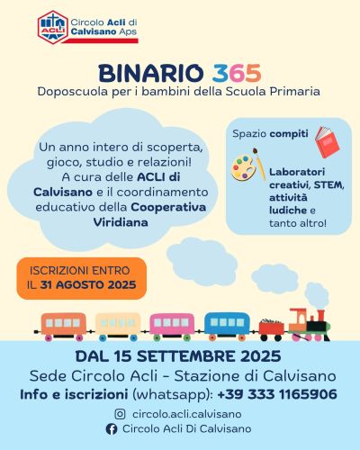 Binario 365 - Calvisano - Circolo Acli Calvisano (BS)