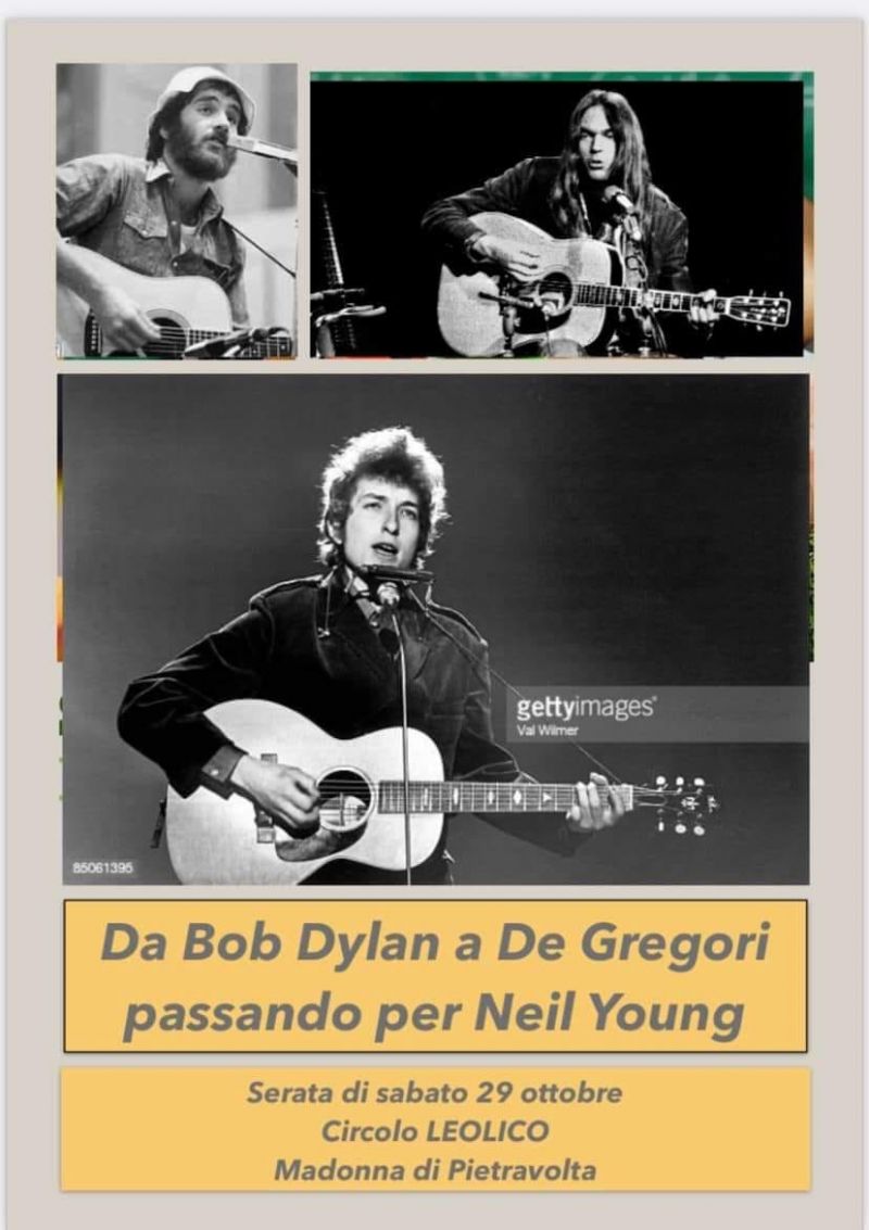 Da Bob Dylan e De Gregori, passando per Neil Young - Circolo Acli L'Eolico (MO)
