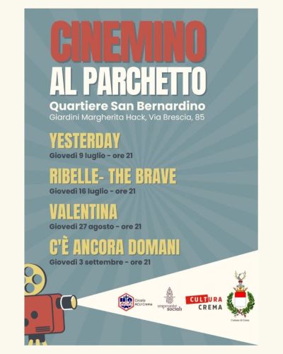 CINEMINO AL PARCHETTO - QUARTIERE SAN BERNARDINO CREMA (CR) - CIRCOLO ACLI CREMA