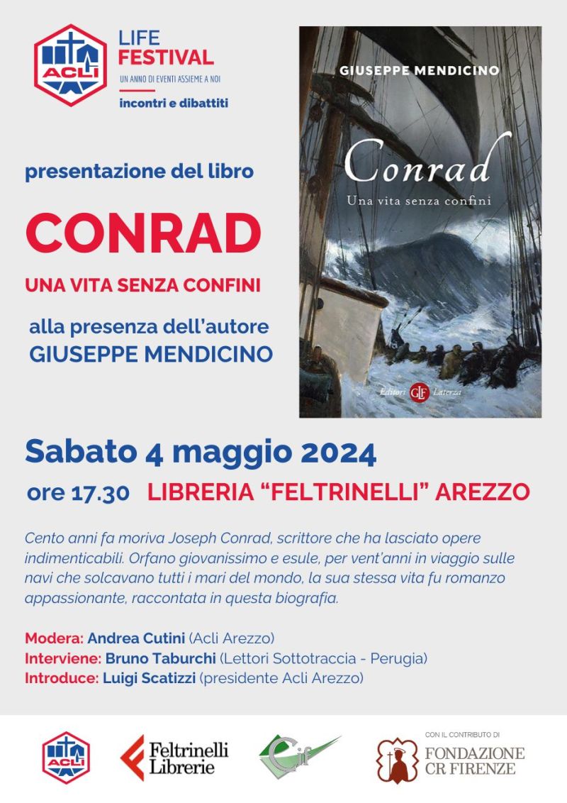 Presentazione del libro &quot;Conrad: Una vita senza confini&quot; - Acli Arezzo (AR)