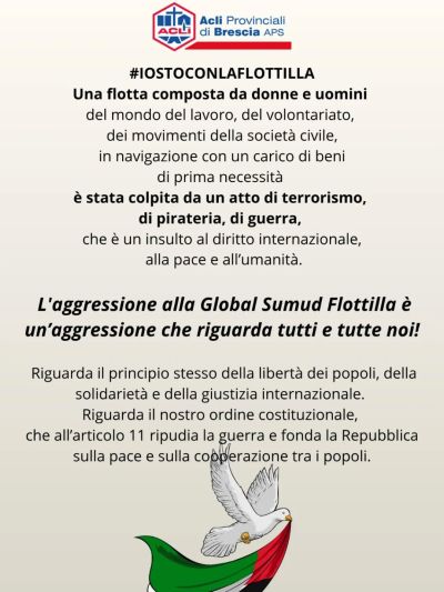 #IOSTOCONLAFLOTILLA - Brescia - Acli Brescia (BS)