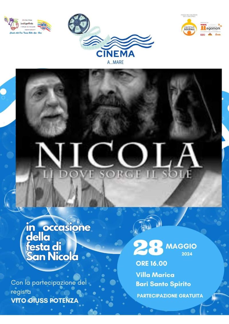 Cinema... a Mare: Nicola, lì dove sorge il sole -Circolo Acli Don Tonino Bello di Bari-Palese (BA)