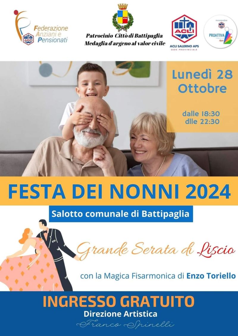 La festa dei nonni 2024 - Acli Salerno, FAP Acli Salerno e Circolo Acli Proattiva (SA)