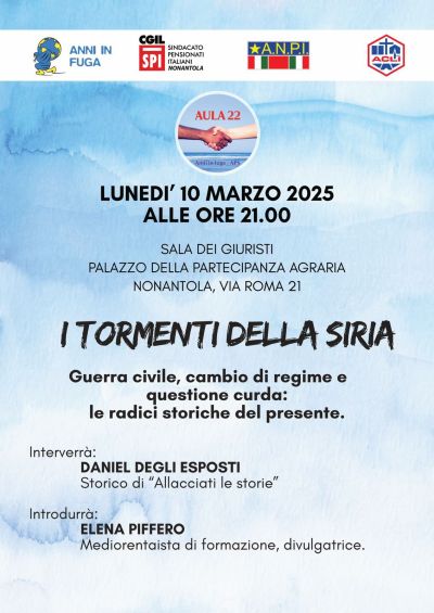 I tormenti della Siria - Anni in Fuga aff. Acli Modena (MO)