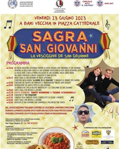 Sagra San Giovanni - Circolo Acli Dalfino e Acli Bari Bat (BA)