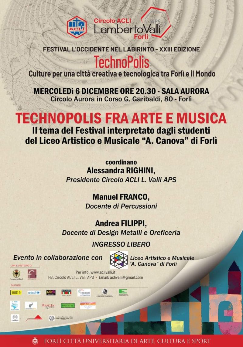 Technopolis fra arte e musica - Circolo Acli Lamberto Valli (FC)