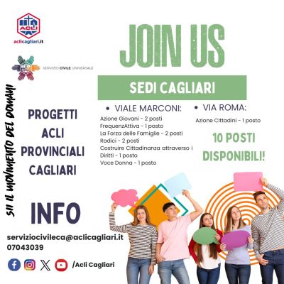 Bando Servizio Civile - Acli Cagliari (CA)