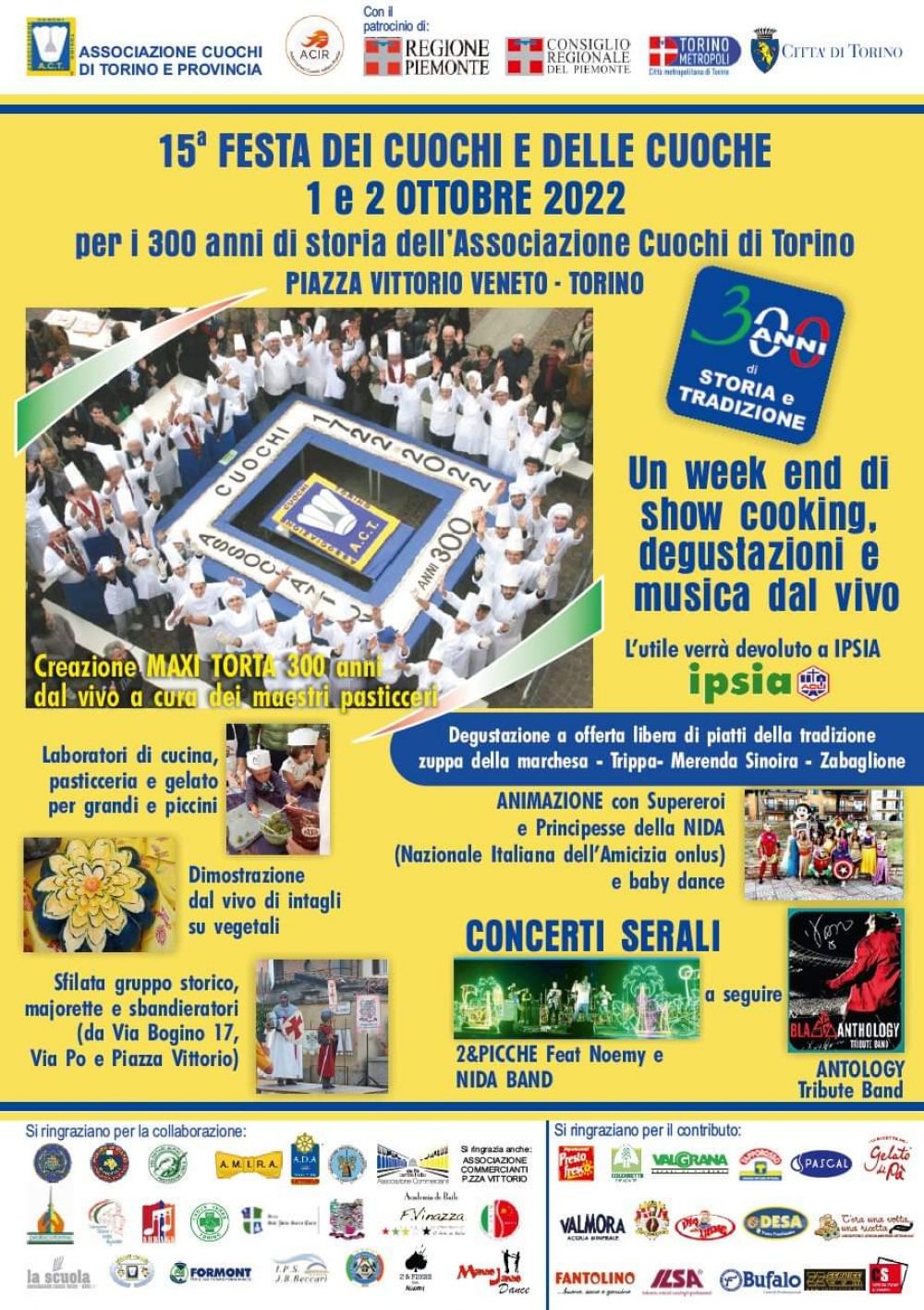 15ª Festa dei cuochi e delle cuoche - Acli Torino (TO)