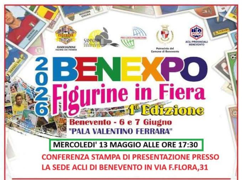 BENEXPO FIGURINE IN FIERA - CONFERENZA STAMPA DI PRESENTAZIONE - BENEVENTO
