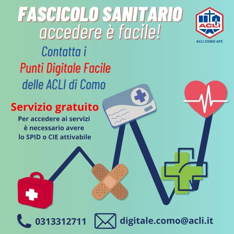 Fascicolo Sanitario: Accedere è facile! - Como - Acli Como (CO)