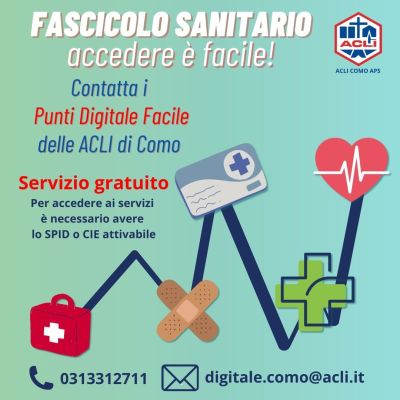Fascicolo Sanitario: Accedere è facile! - Como - Acli Como (CO)