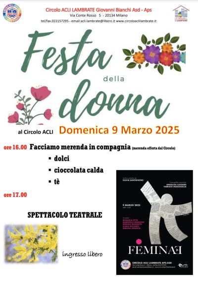 Festa della Donna - Circolo Acli Lambrate (MI)