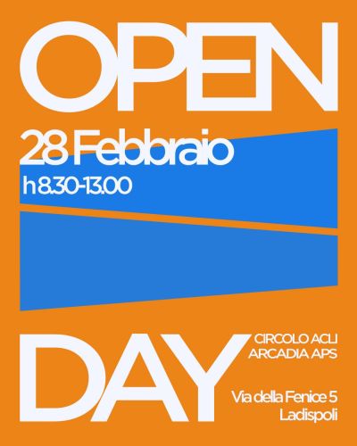 Open Day - Circolo Acli Arcadia (RM)