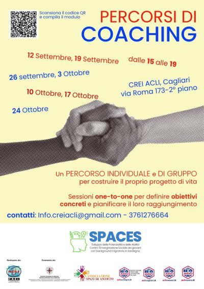 Percorso Coaching - Cagliari - Crei Acli Sardegna (CA)